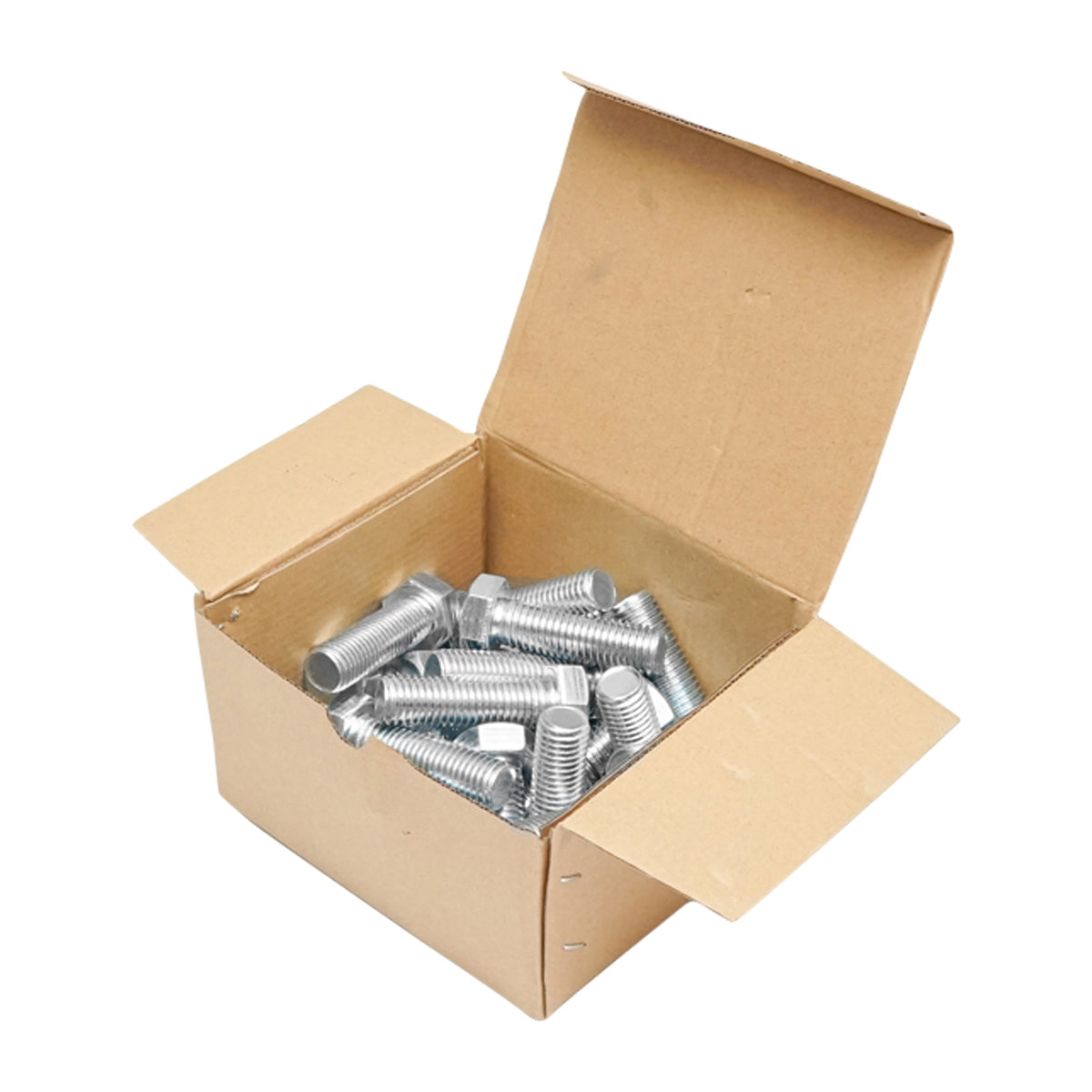 Set of 25 hexagon head screws DIN 933-8.8 M18X60