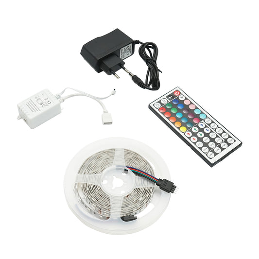 LED strip 5050 14.4W/m RGB, 12-220V roll 3m, 60 LEDs/m IP20 Breckner Germany