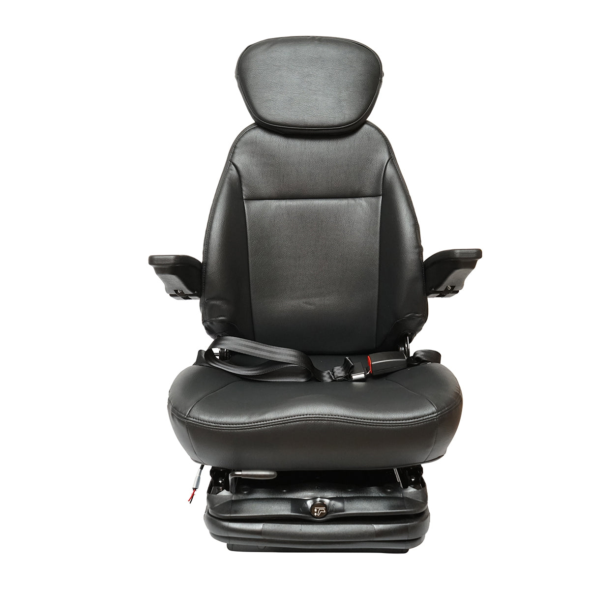 Universal adjustable seat for tractor with safety belt, armrests and suspension 800x610mm