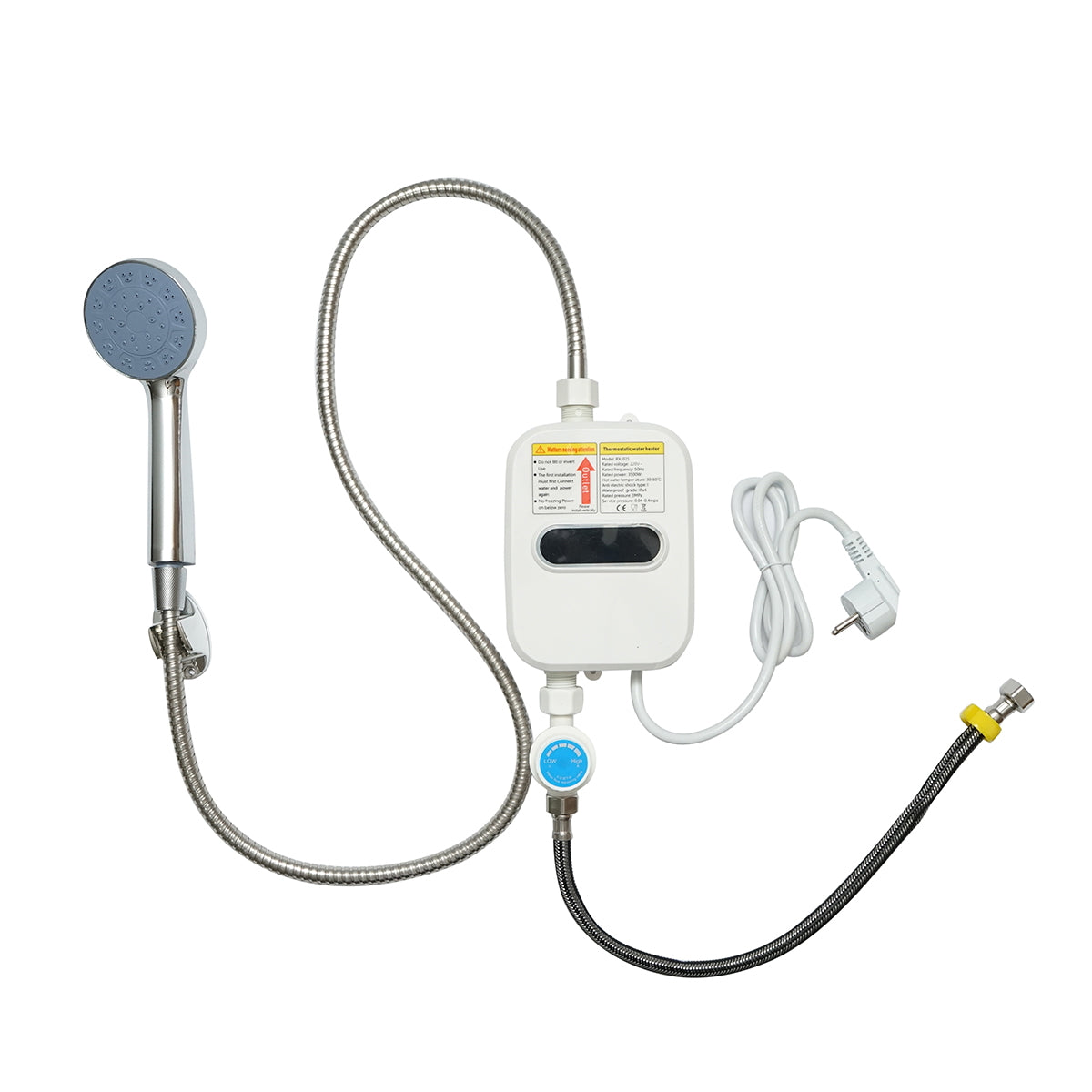 Instant electric boiler for hot water with digital display 220V, 3500W, 30-60 degrees IPX4