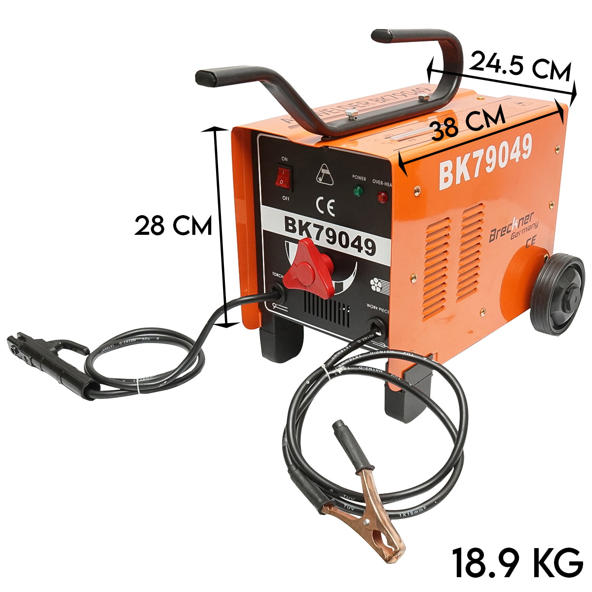 MMA welding machine 200A, 220V, electrode 2.5-4mm Breckner Germany