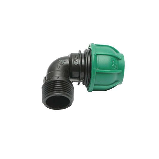 Compression fitting with external thread D25mmx1 inch, PN10 Bar for irrigation systems