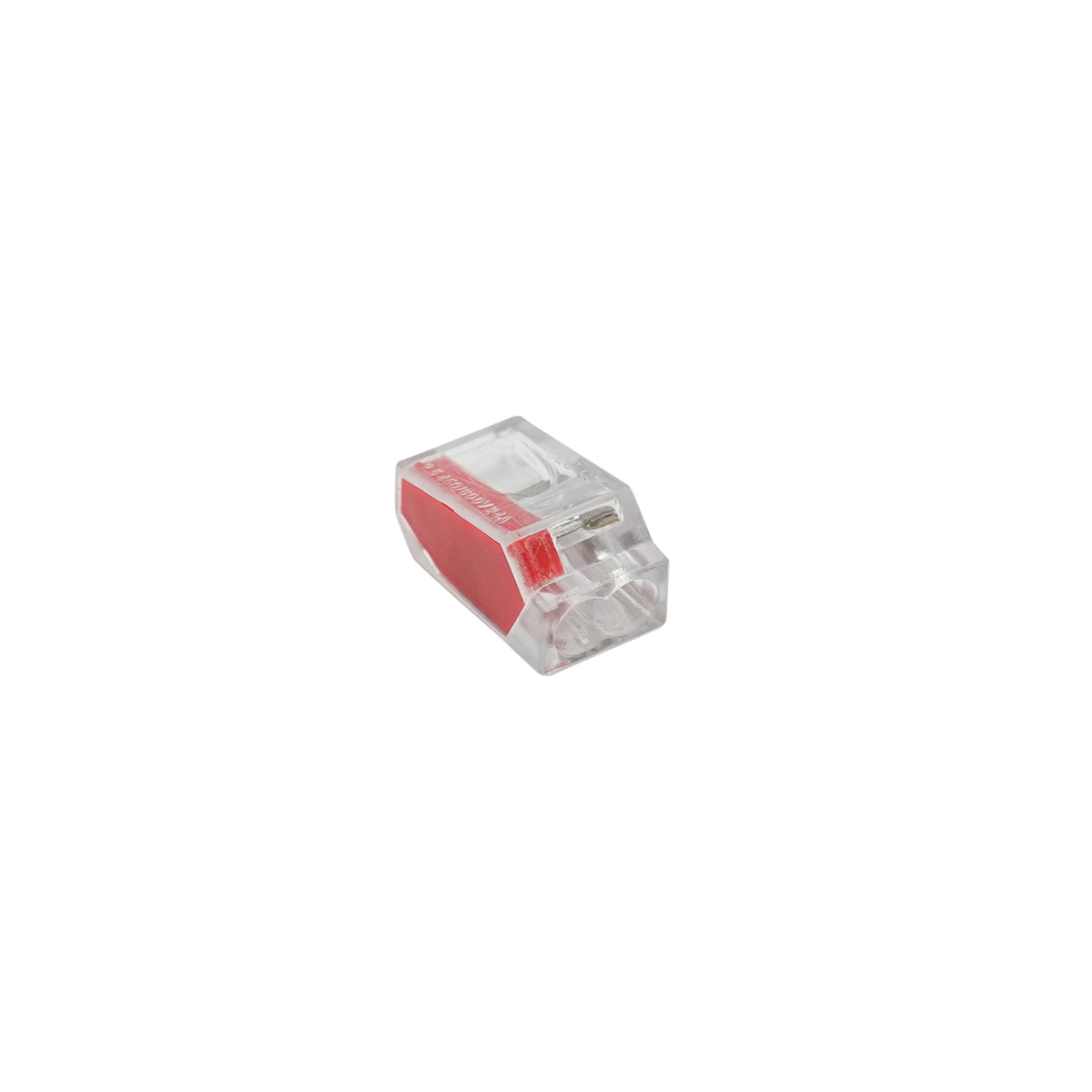Quick connector for rigid conductor 24A 450V, 2 poles 0.75-2.5mm Leader