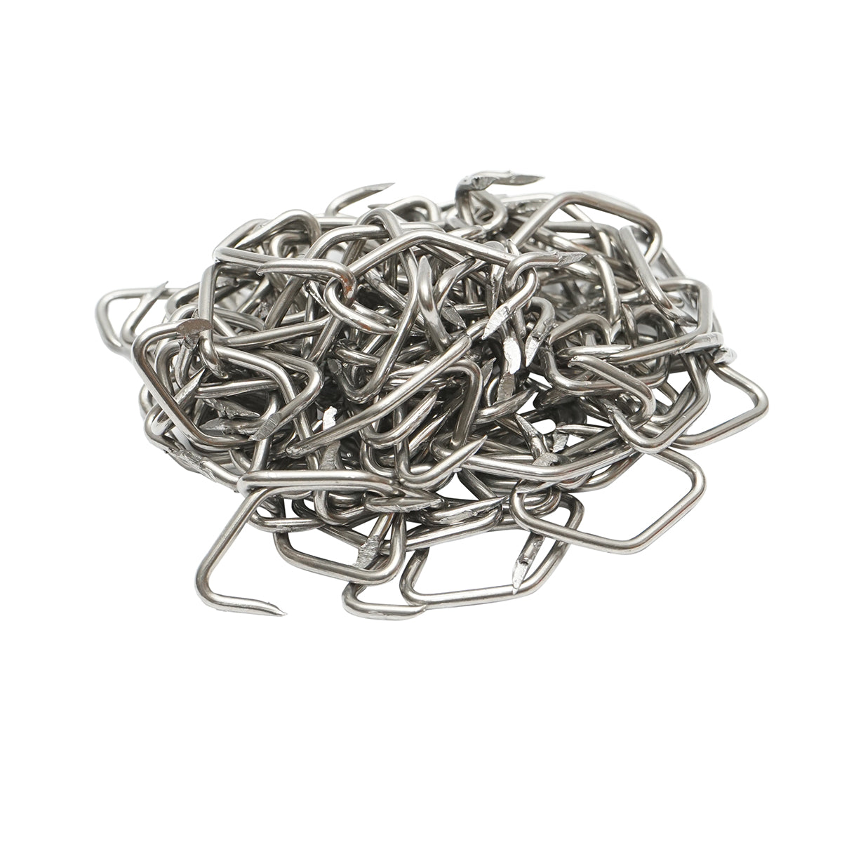 Set of 100 nasal rings made of wire for pigs 35mm