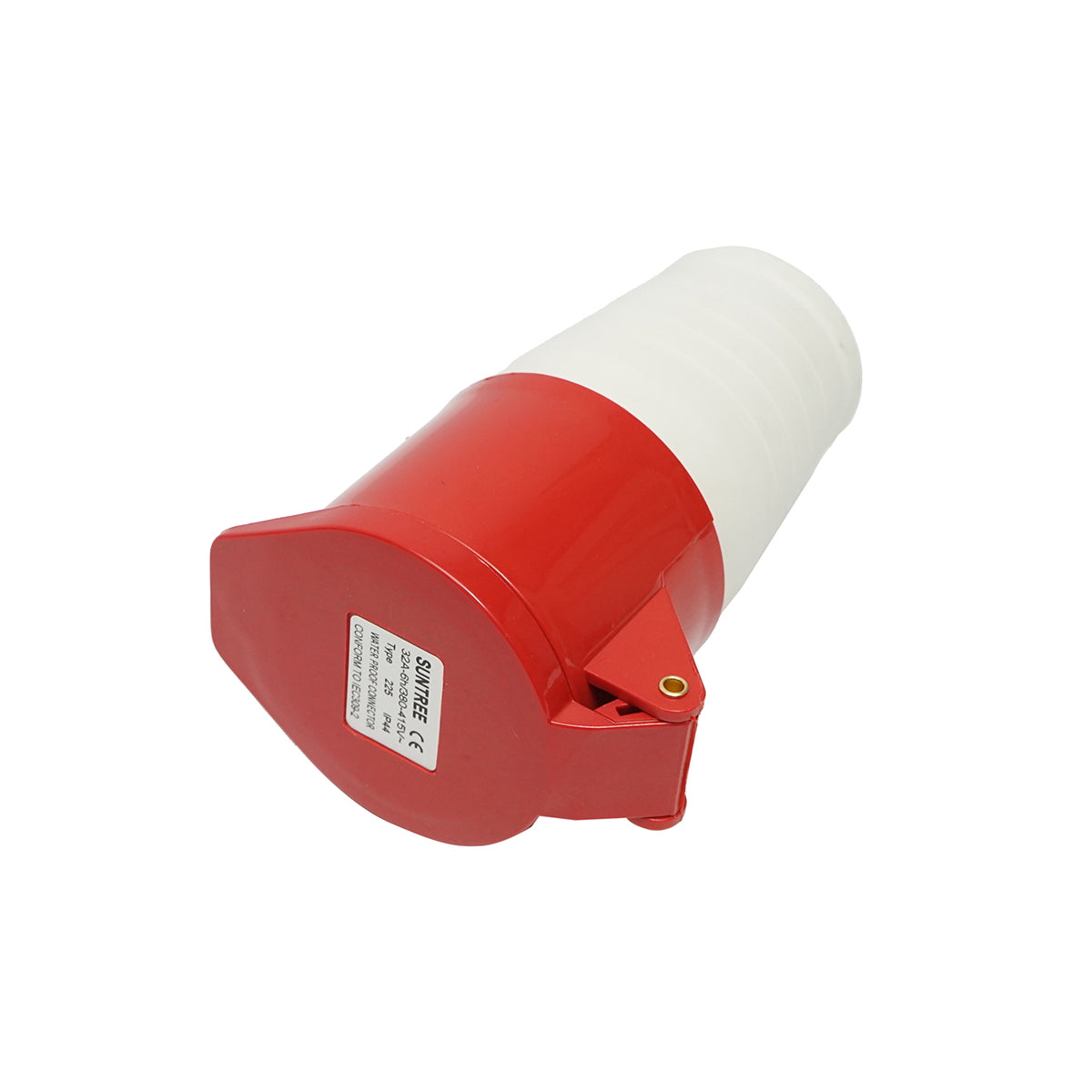 Mobile three-phase industrial socket 32A, 415V, IP44, 6H Suntree