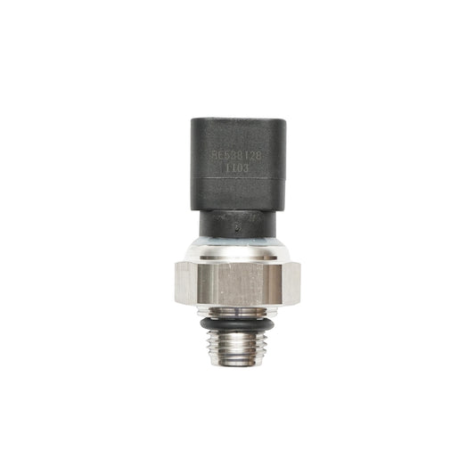 Fuel pressure sensor for John Deere OEM code RE538128 with 3 pins.