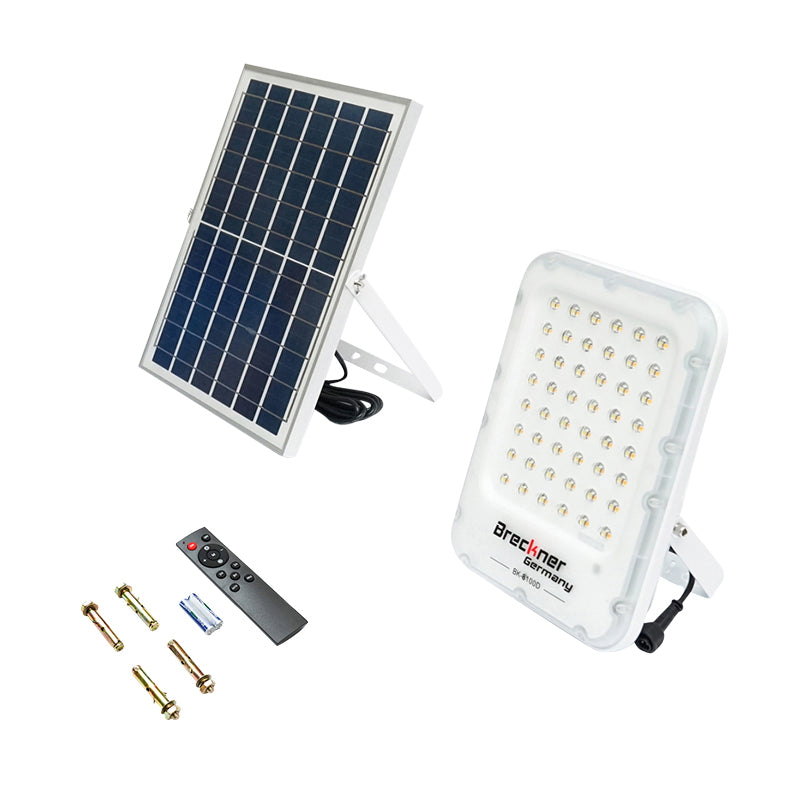 12W LED lamp with polycrystalline solar panel, motion sensor, and remote control Breckner Germany