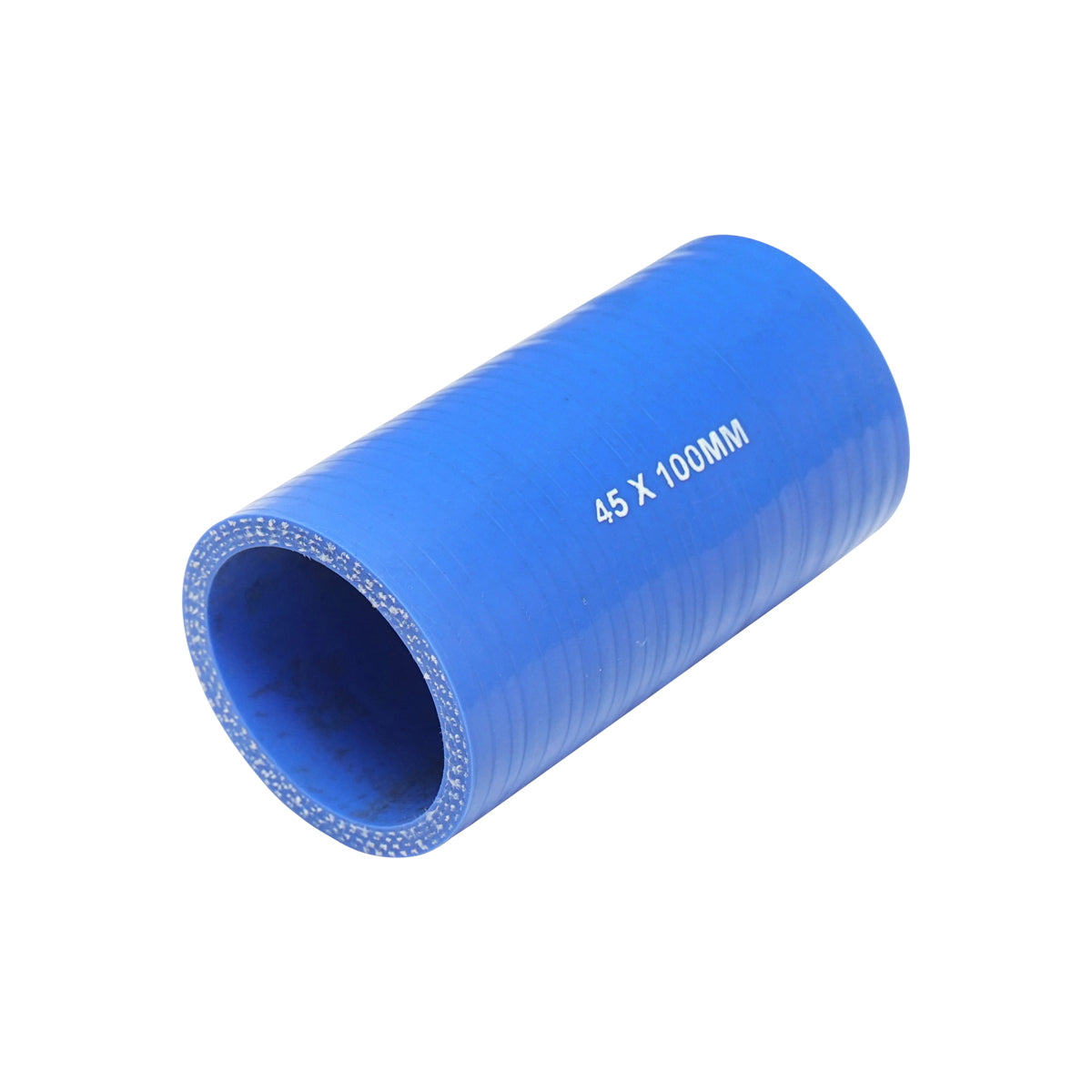 Cooling hose straight 45x100mm silicone with textile insert Breckner Germany