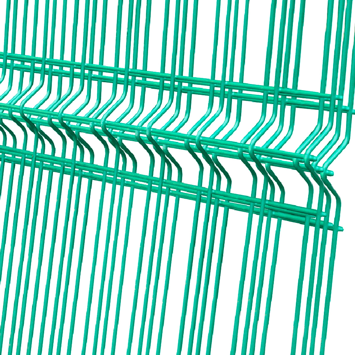 Zinc-coated bordered panel for fence 2500x1830mm green RAL6005