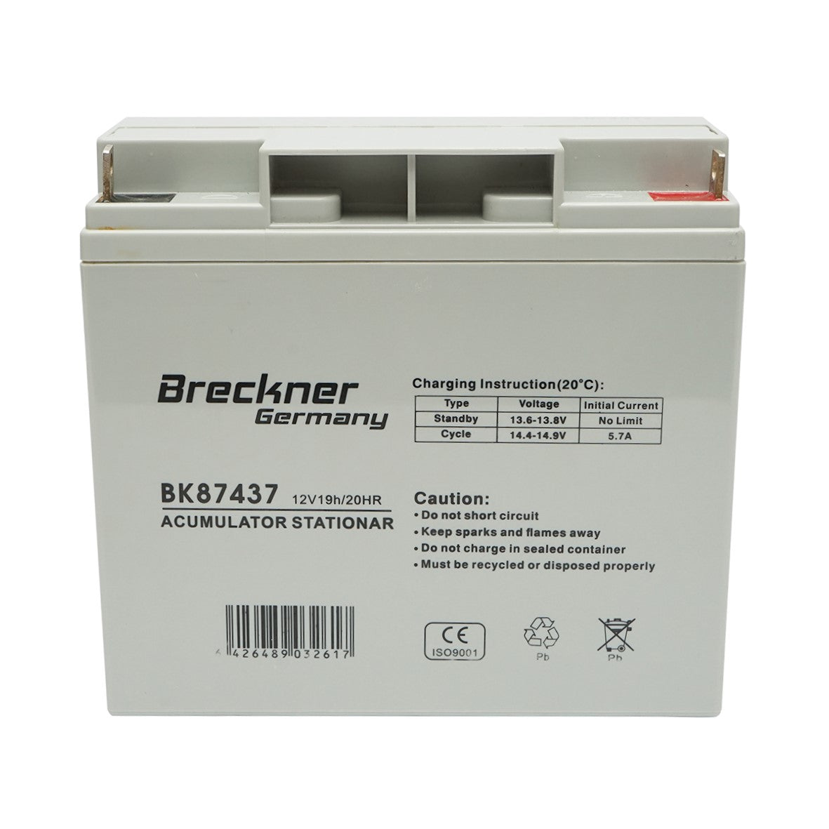 Battery for 12V 19Ah solar panel Breckner Germany