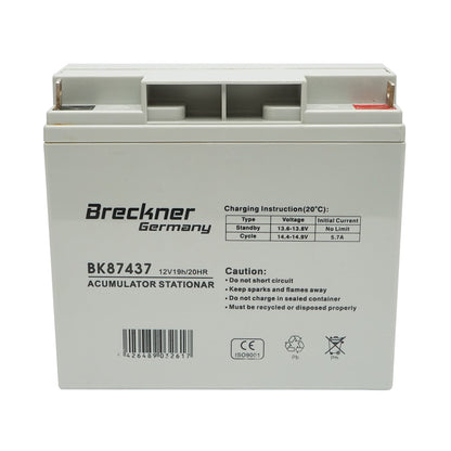 Battery for 12V 19Ah solar panel Breckner Germany