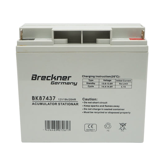 Battery for 12V 19Ah solar panel Breckner Germany