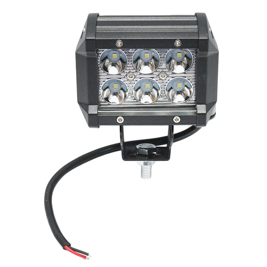 Lamp with 6 LEDs 10-30V 18W radiation angle 30 degrees spot type 4/9.8cm 6000K IP67 Breckner Germany
