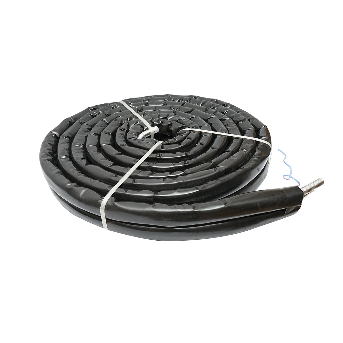 10m double stainless steel pipe DN16-3/4 corrugated, flexible, insulated with cable for temperature sensor for residential solar installations.