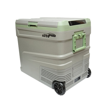 Car refrigerator with compressor 60W, capacity 64.2L, power supply voltage 12-24-220V, LCD screen, USB, 692x416x585mm G65 AUTOSPEED
