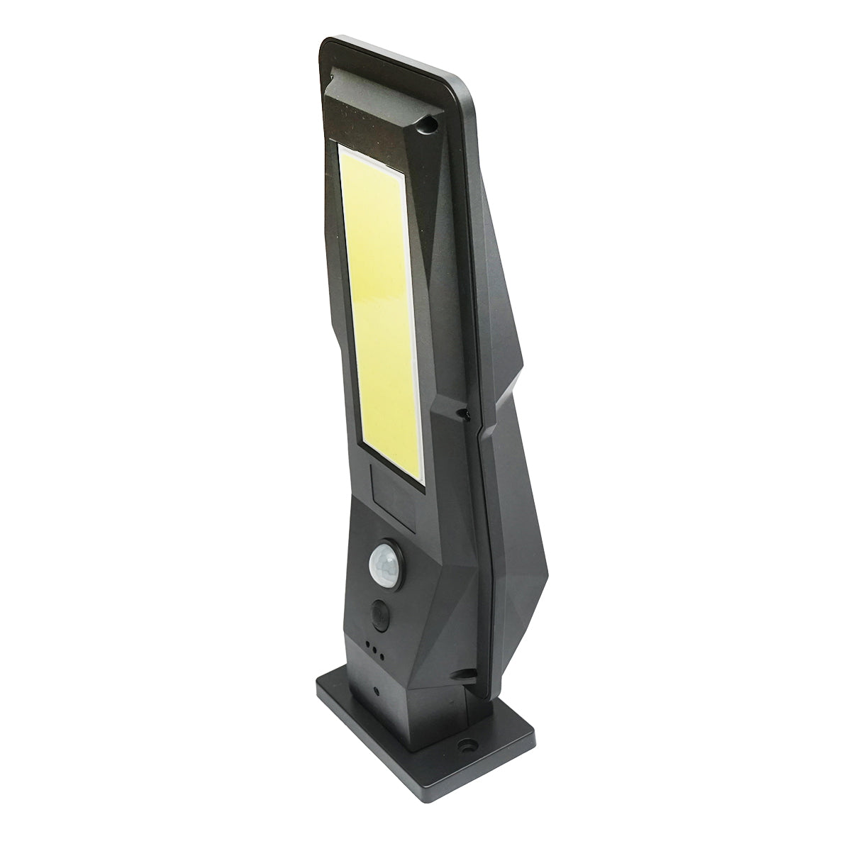 LED solar lamp 186lm with solar panel 1.3W/5.5V, battery 3.7V/2.4 Ah and motion sensor IP54 Breckner Germany
