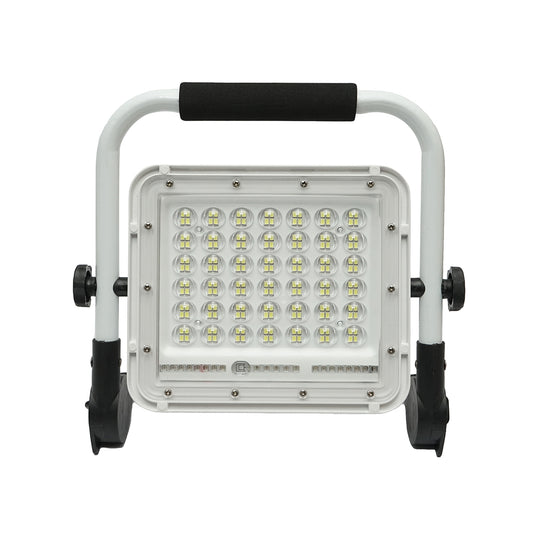 Portable LED work lamp 60W, 6500K with rechargeable battery and IP65 tripod frame