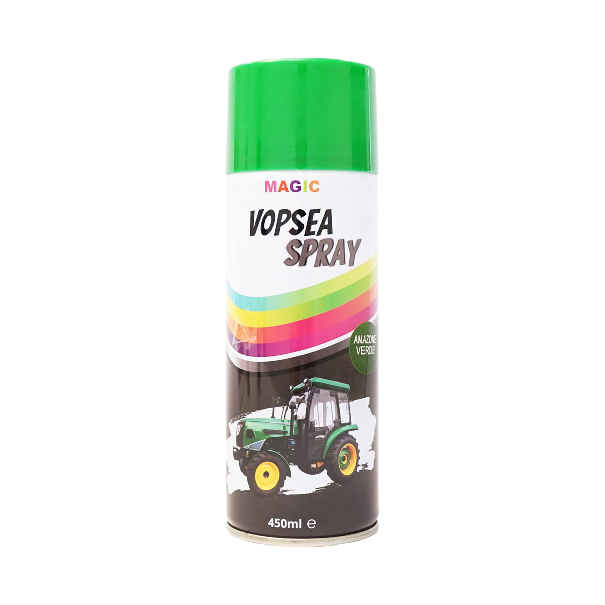 Professional green Amazon type auto spray paint with quick drying 450ml MAGIC