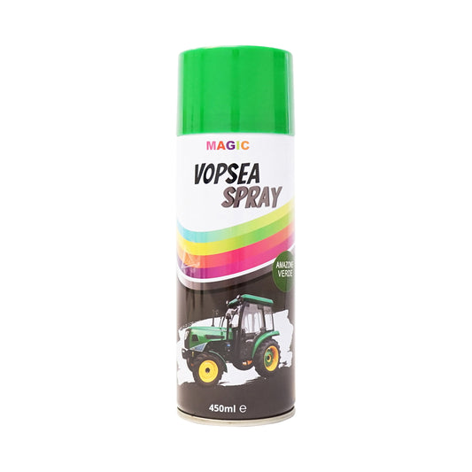Professional green Amazon type auto spray paint with quick drying 450ml MAGIC