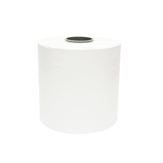 Unwrapped film for white bales 250mm x 25mic x 1800m with UV protection Breckner Germany