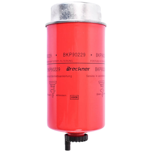 Fuel filter for JCB, Landini, Ford, John Deere, Massey Ferguson, Case IH, FIat, Valtra OEM: P551425, WK8120, XN193, 87840590, RE53727, RE67901, 4224701M2, 442555A15, WK8151, XN315, SN70233, 32-925994, 32/925994 Breckner Germany