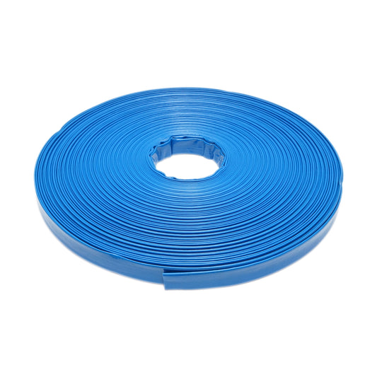Flat water hose for irrigation made of PVC 1.5 toll length 100m, PN4 Breckner Germany