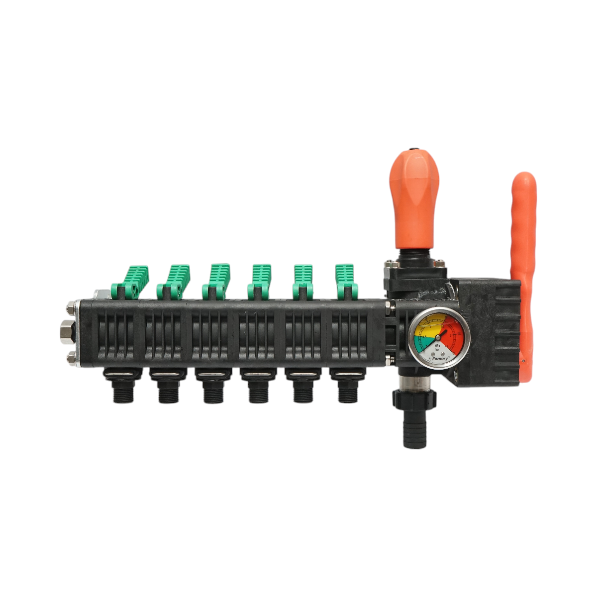 Herbicide distributor with 6 horsepower, glycerin manometer 25 bar