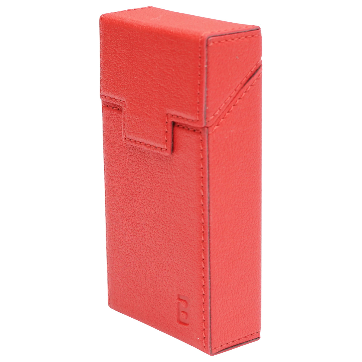 The red leather case for the P25 Breckner cigarette pack