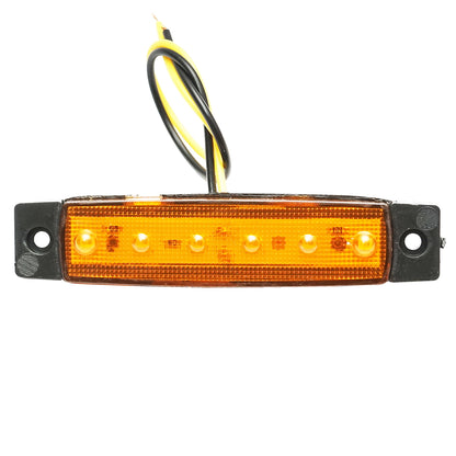 Yellow side lamp with LED 12V/24V Breckner Germany