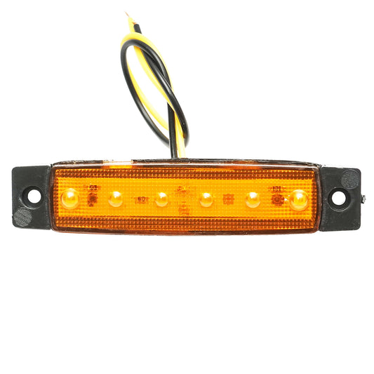 Yellow side lamp with LED 12V/24V Breckner Germany