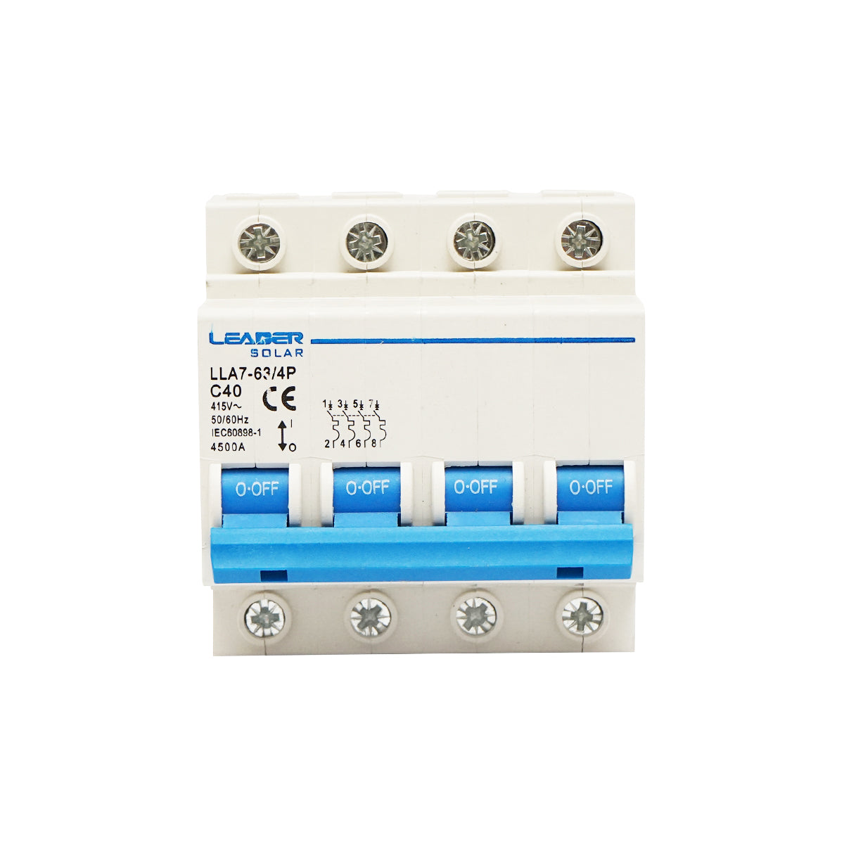Automatic circuit breaker type 4P-40A-415VAC Leader