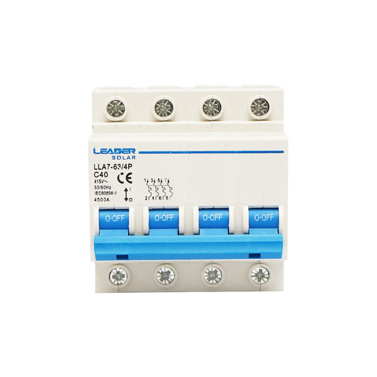 Automatic circuit breaker type 4P-40A-415VAC Leader