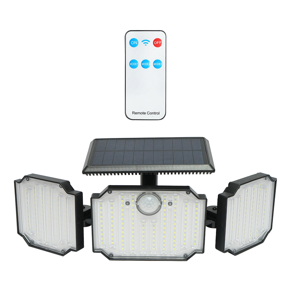 LED lamp with solar panel, remote control, and 2000mAh battery, IP65 Breckner Germany