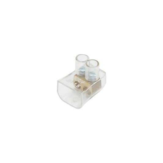Terminal block 10A 500V, 2 poles 1.5mm Leader
