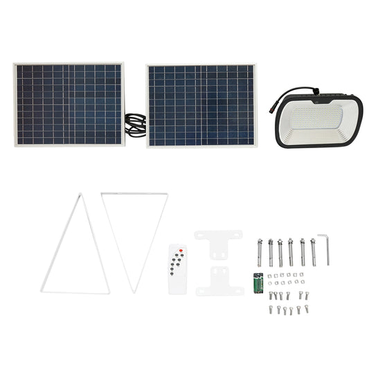 LED lamp 126x0.5W with 25W solar panel and 7V/10Ah battery Breckner Germany