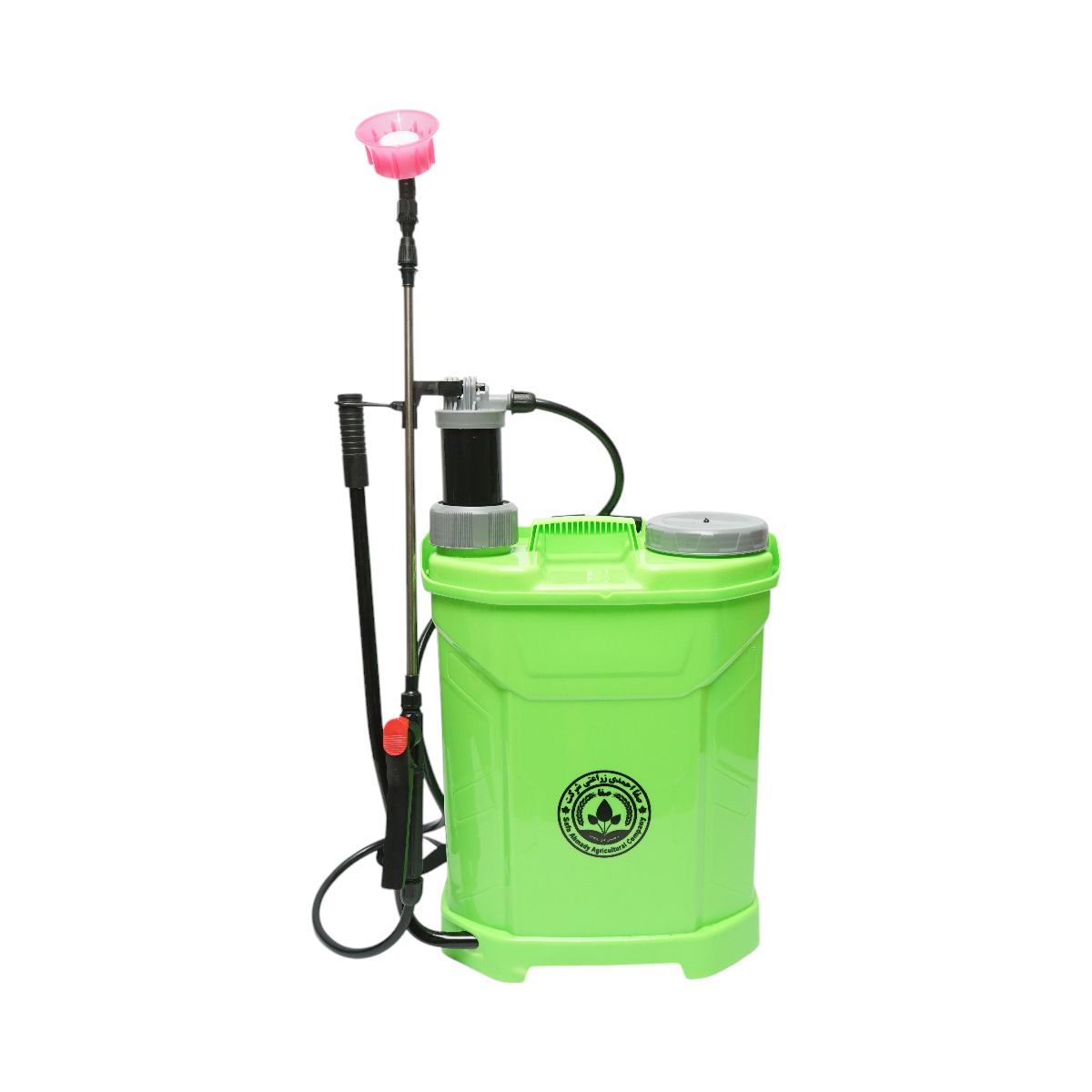 Manual spray pump with 16L tank, 3 nozzles, max pressure 3 bar