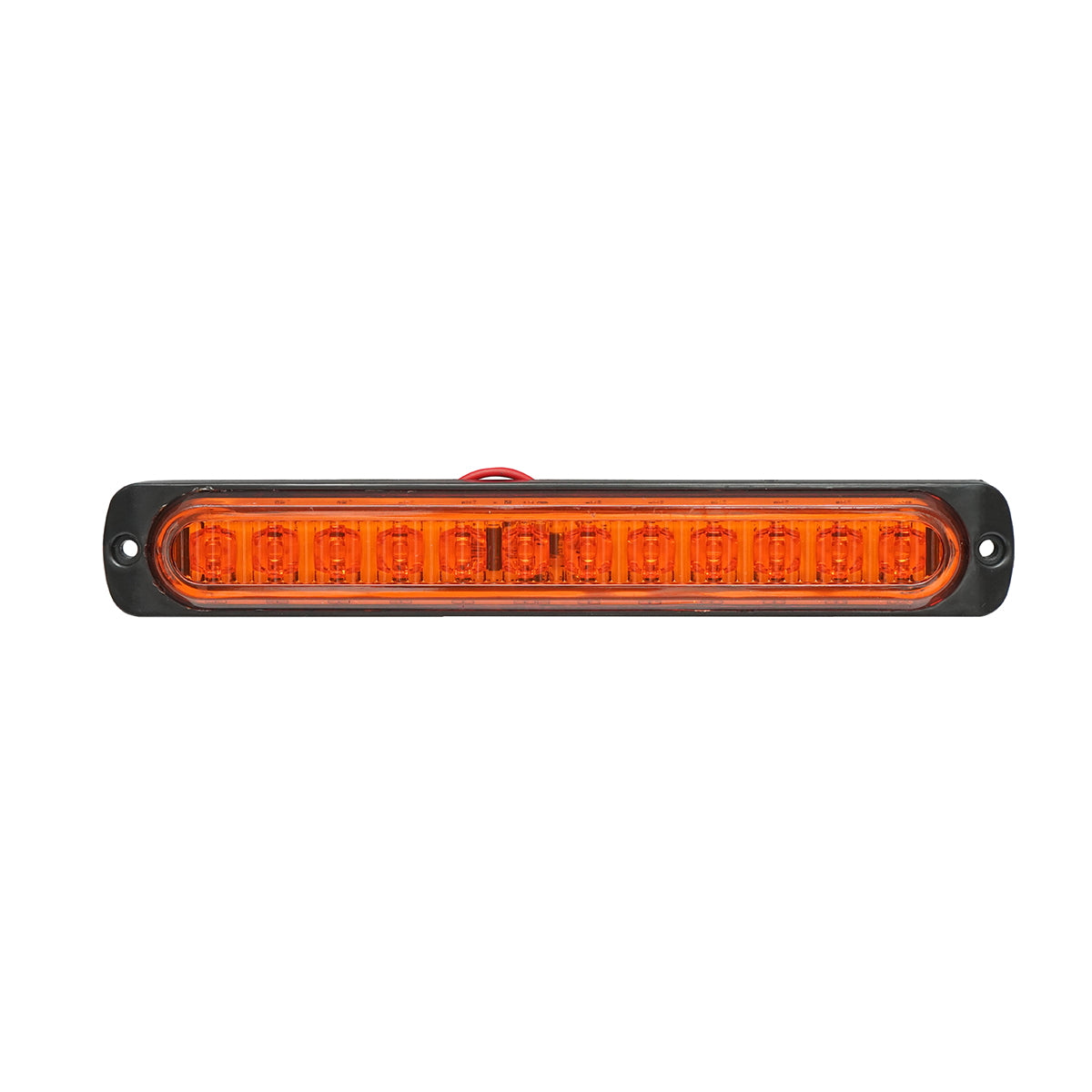 Slim LED side marker lamp 12-24V, yellow 190x30mm Breckner Germany