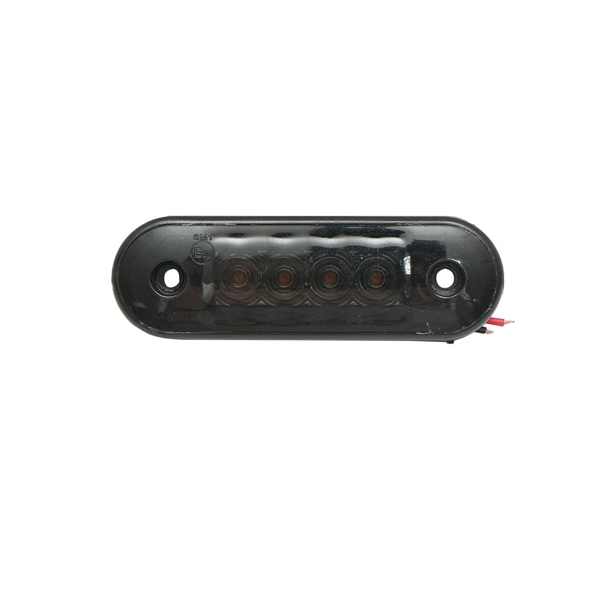 Side lamp slim LED 12-24V, smoke yellow 83x27mm Breckner Germany