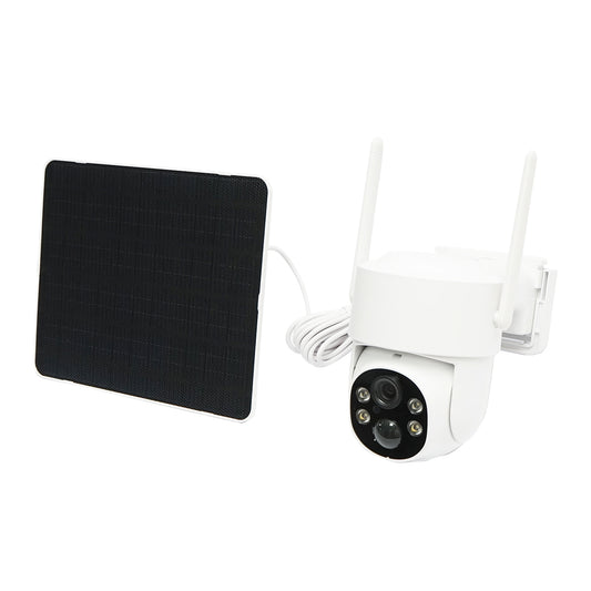 4MP surveillance camera, 4G WIFI rotating with 5W solar panel, PTZ, 1080P, UBOX
