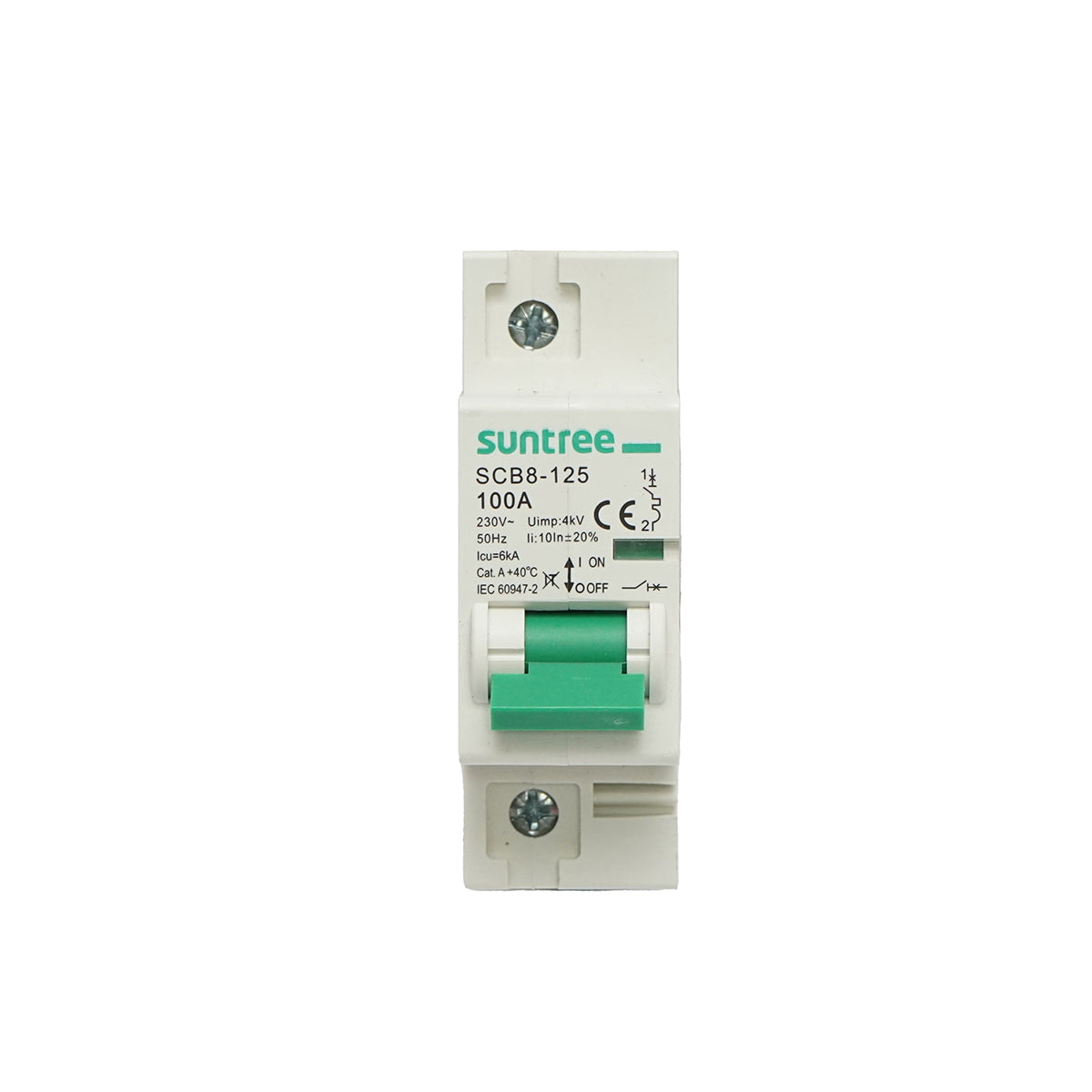 Automatic circuit breaker 1P, 100A 230V, 4.5kA Suntree