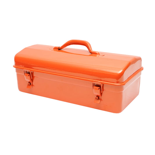 Orange metal tool box 430x200x160mm Breckner Germany