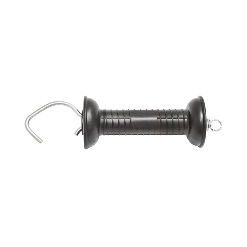 Black Diamond gate handle with electric fence hook Mezofarm
