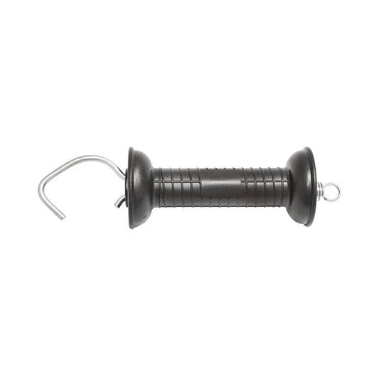 Black Diamond gate handle with electric fence hook Mezofarm
