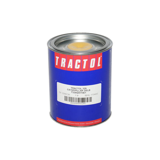 Caterpillar yellow automotive paint 1L Tractol