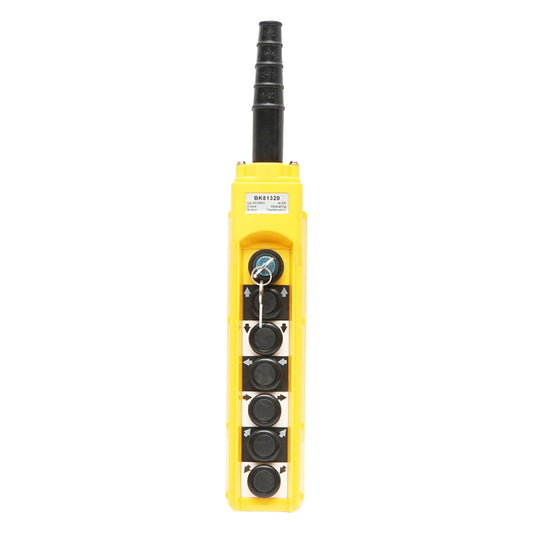 Industrial remote control with 6 commands and general contact with key 380V Breckner Germany