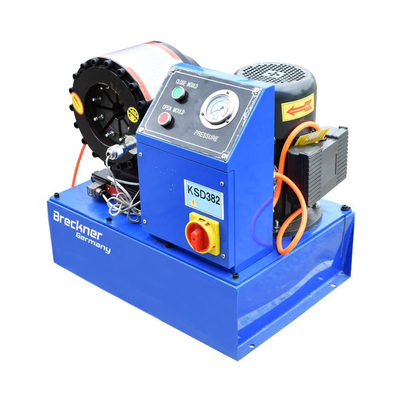 Hydraulic hose crimping machine fi6-38mm 220V 3kW with quick change Breckner Germany