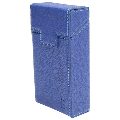 The blue leather case for the P21 Breckner cigarette pack