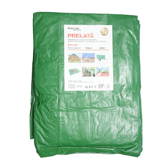 Green netting tarpaulin 100g/m2 4x5m Breckner Germany