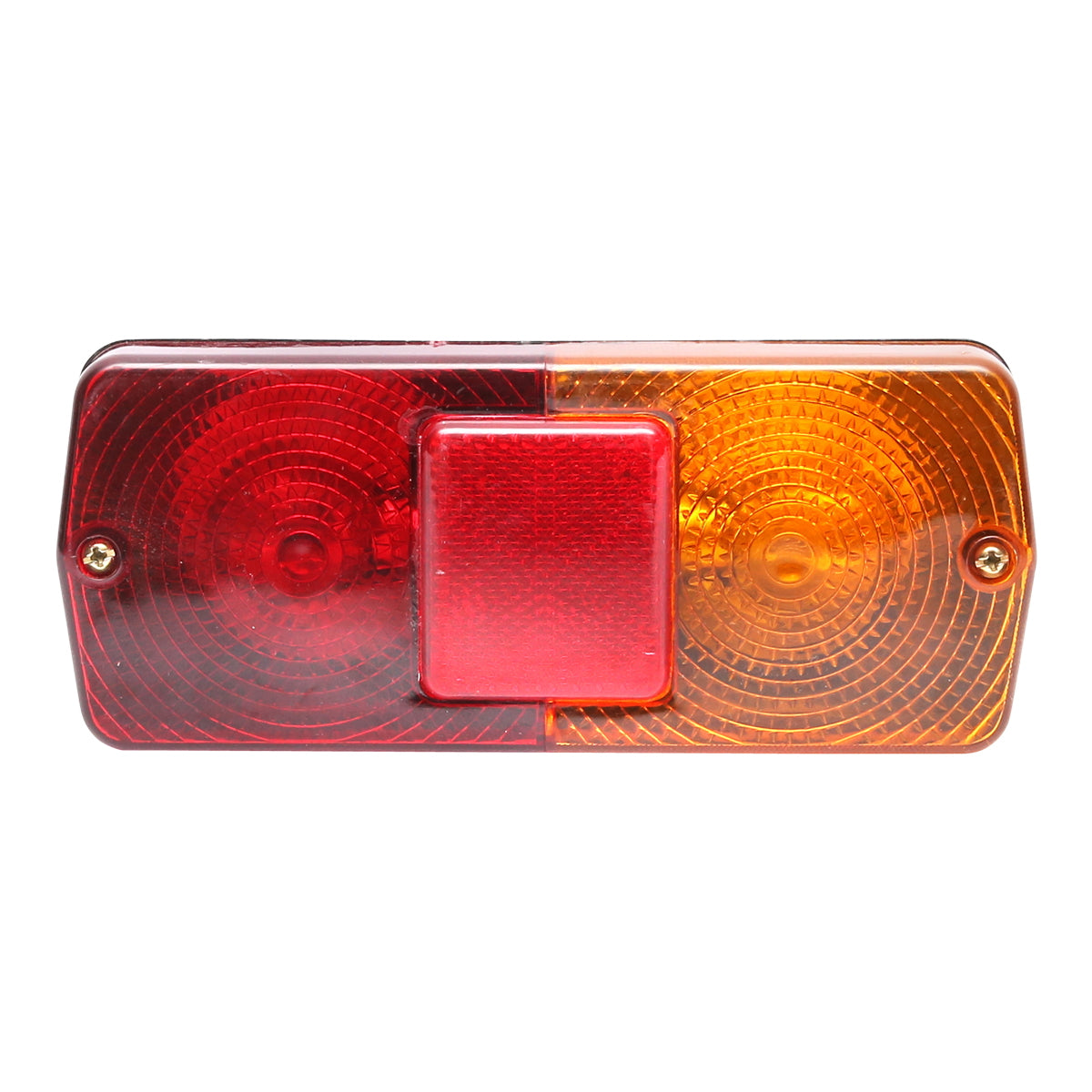 Rear stop lamp with red-yellow reflector 12 V