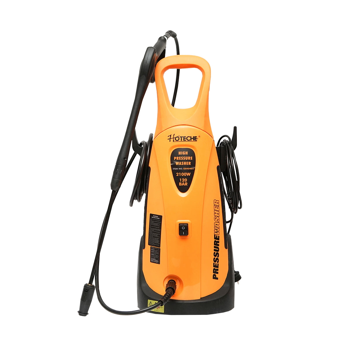 Pressure washer 120 Bar, power 2100W/220V maximum flow 7L/min Hoteche